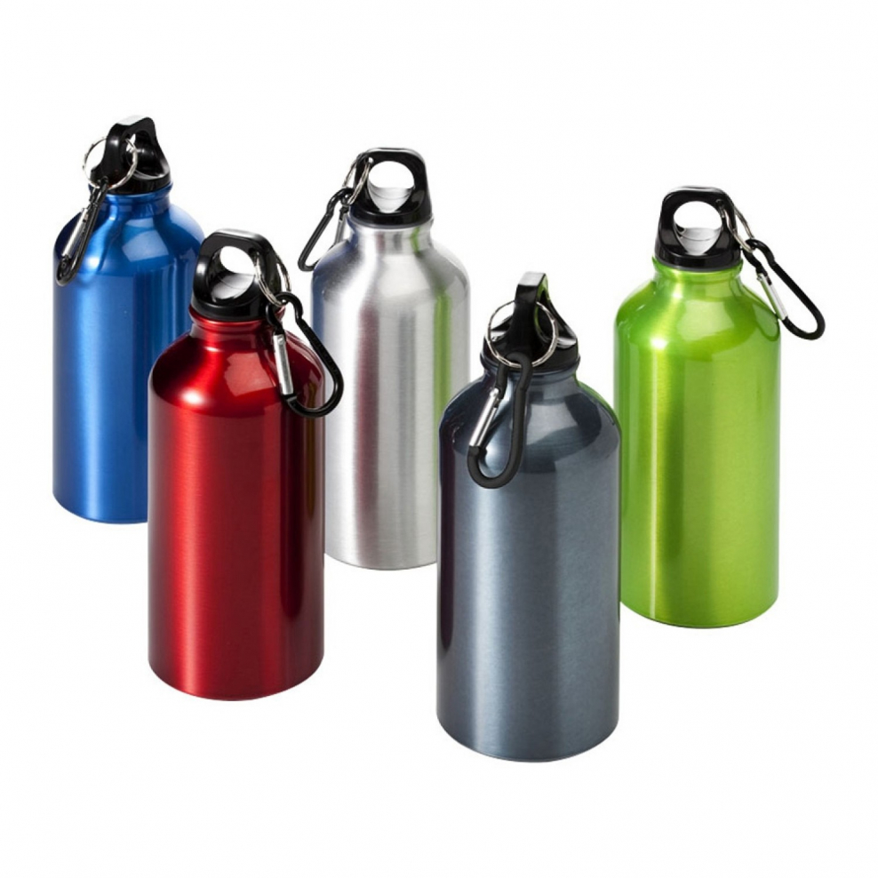 Бутылка для воды Oregon с карабином 400мл, красный арт.10000205 1082491