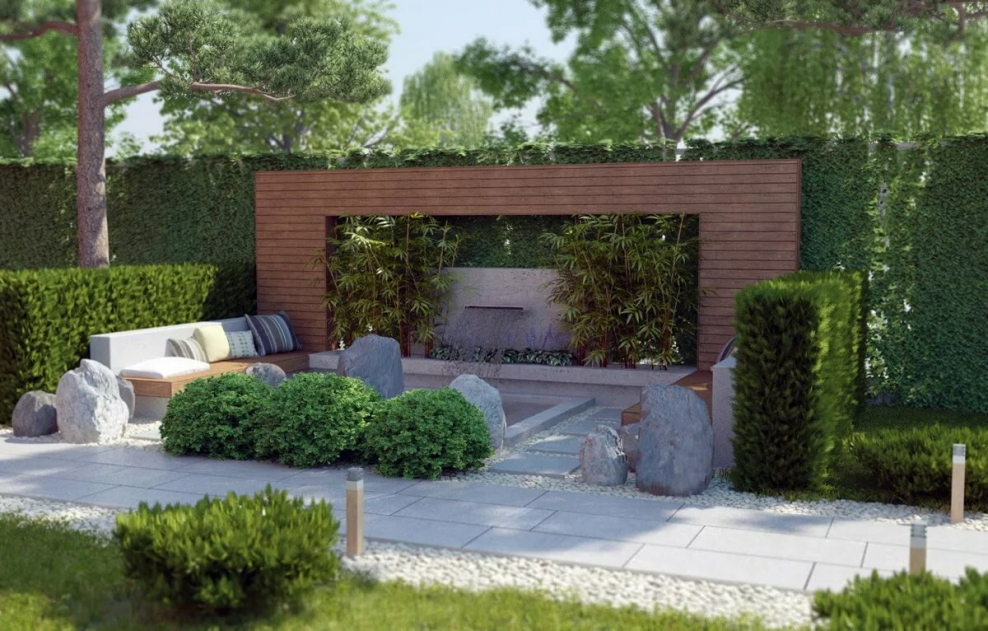 Сад в стиле Минимализм ландшафтный