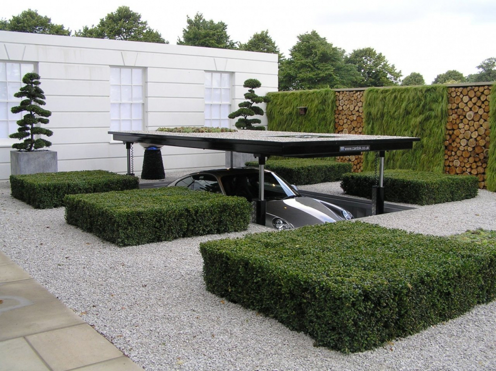 Ландшафтный стиль хайтек