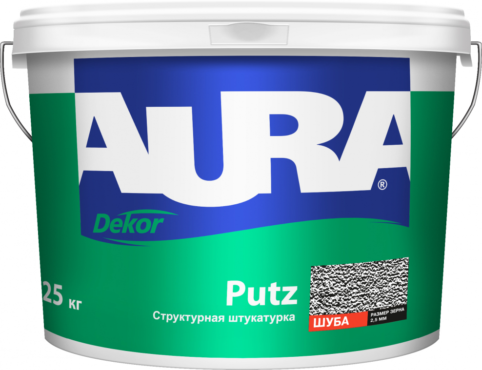 Штукатурка декор. Aura Putz Decor 25 кг, шуба 1,5 мм