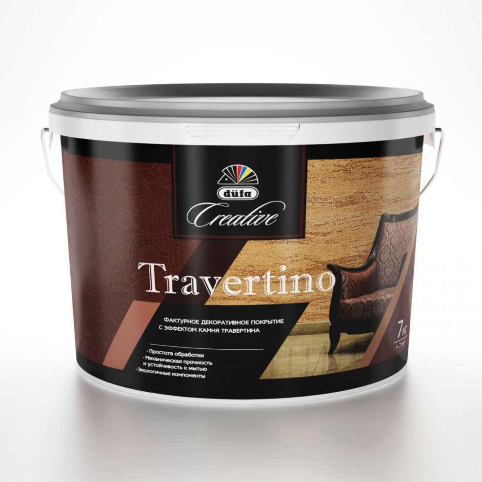 Штукатурка декоративная Perla sabbia Düfa Creative