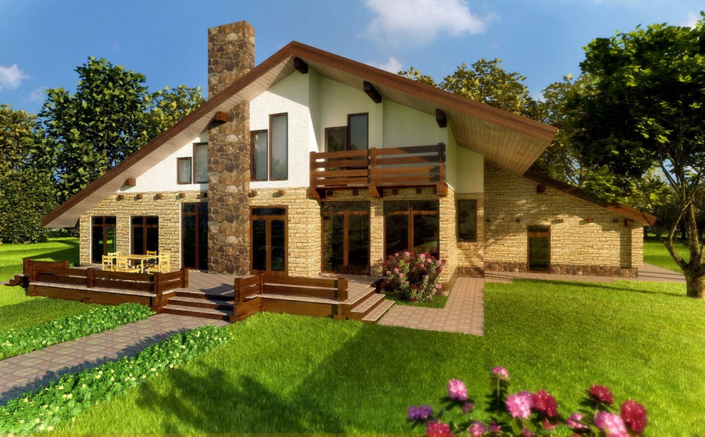 Мансарда Шале интерьер