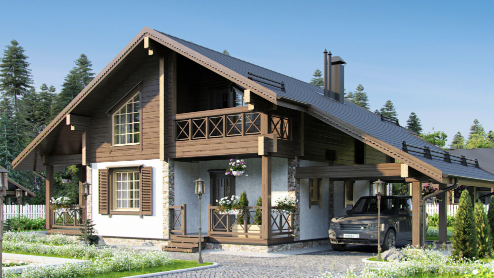 Дом Шале 7024