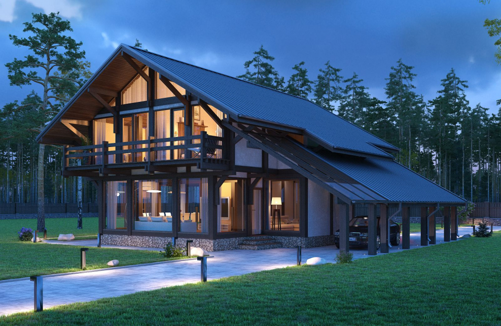 Альпийское Шале 100м2