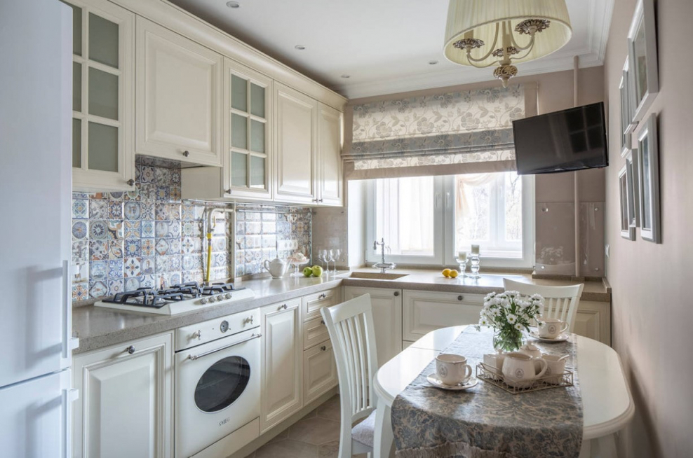 Кухня в стиле Прованс 9м2
