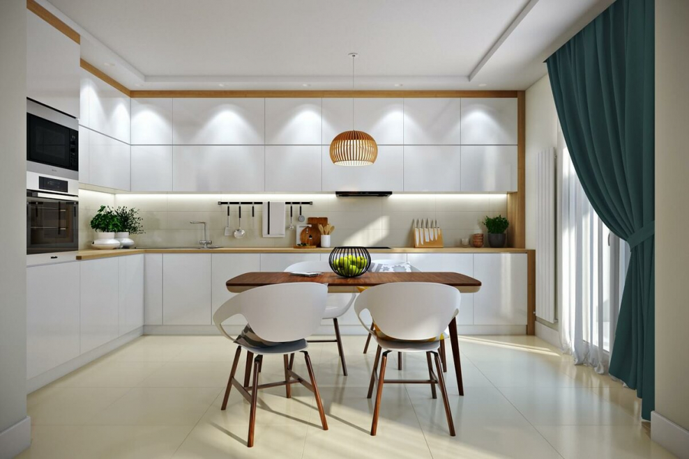 Современная планировка кухни