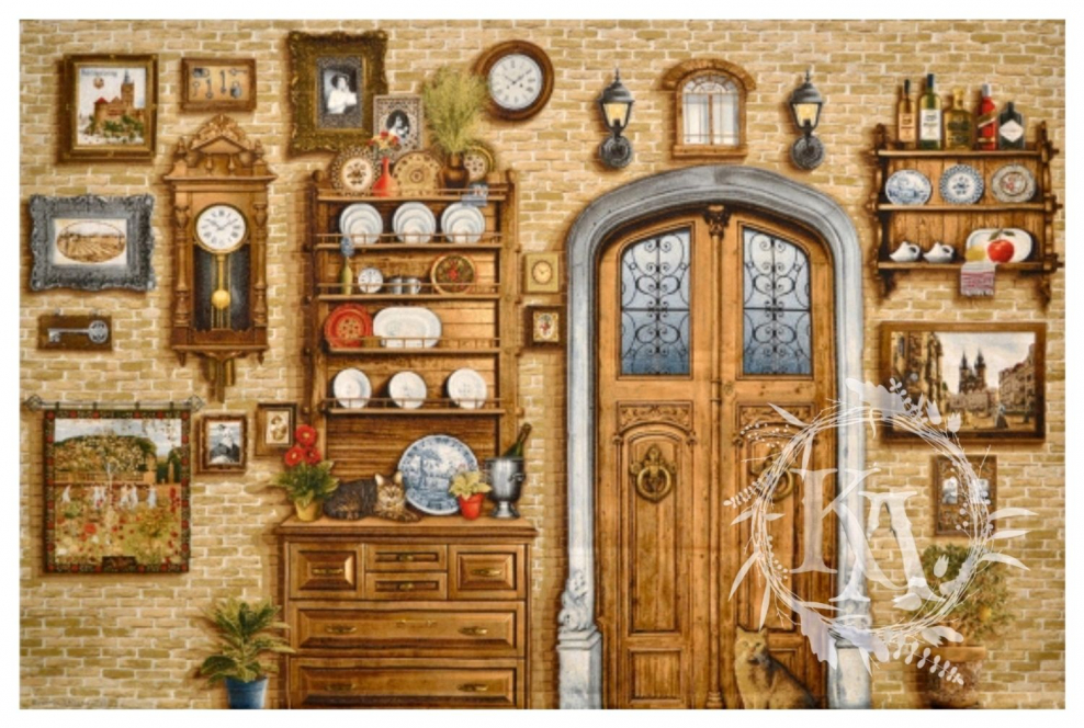 Гобеленовое панно "соседи (Шишкин е.)" (85х70)