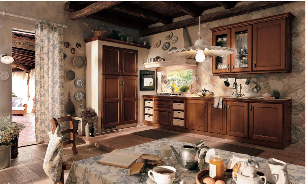 Кухня в винтажном стиле