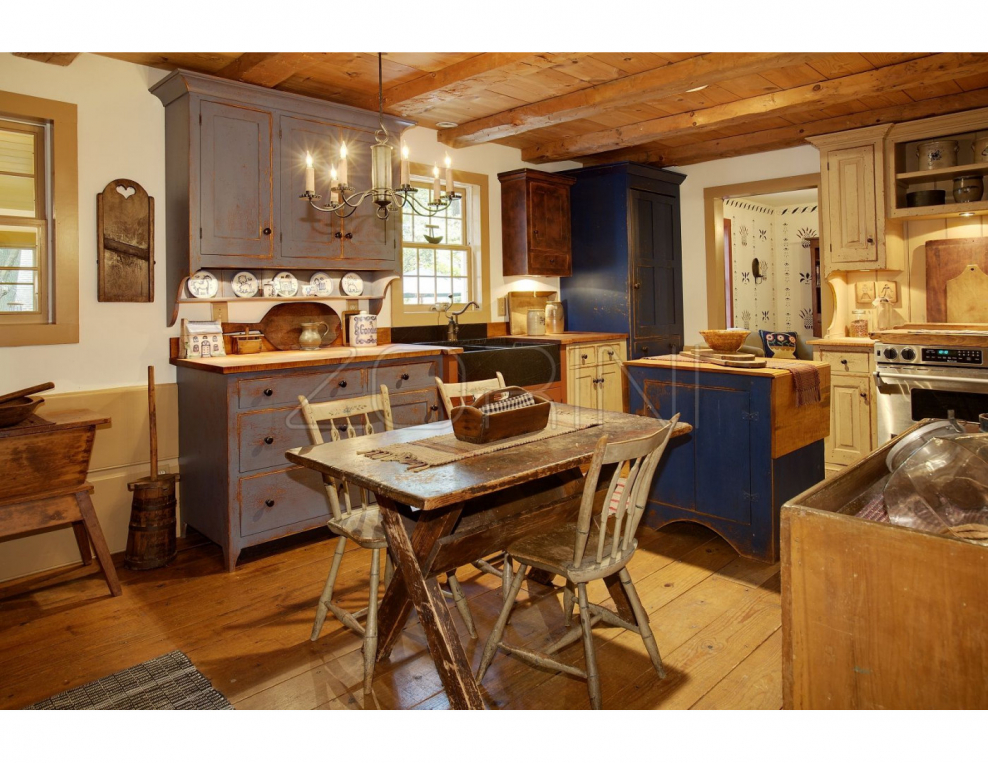 Кухня в русском деревенском стиле