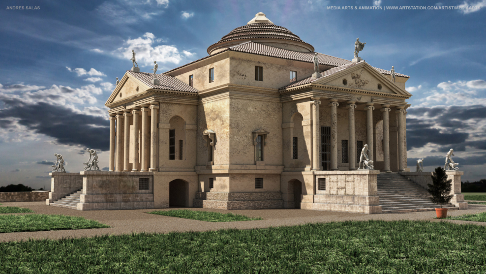 Андреа Палладио вилла Ротонда близ Виченцы