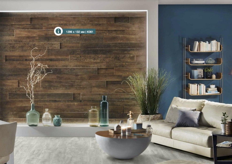 Kronowall 3d стеновые панели k061 Rusty Barnwood