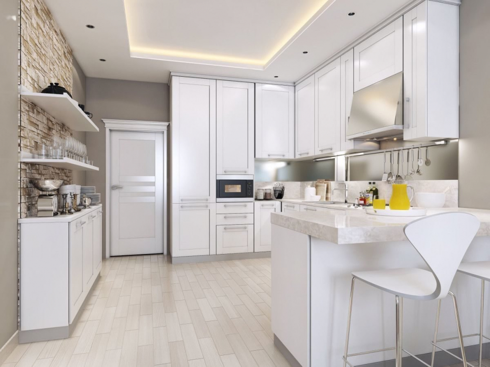 Кухня Неоклассика Мария белая