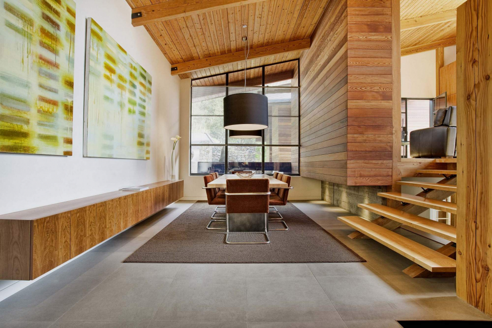 Отделка помещений деревом