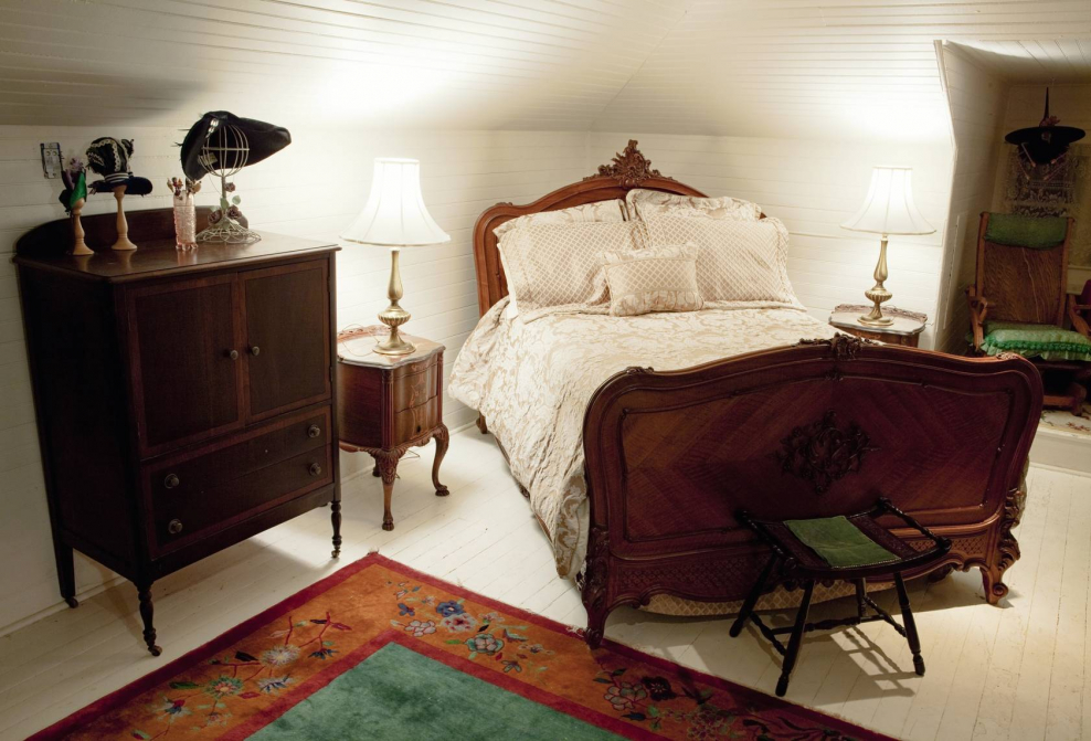Американский Кантри стиль в интерьере спальни