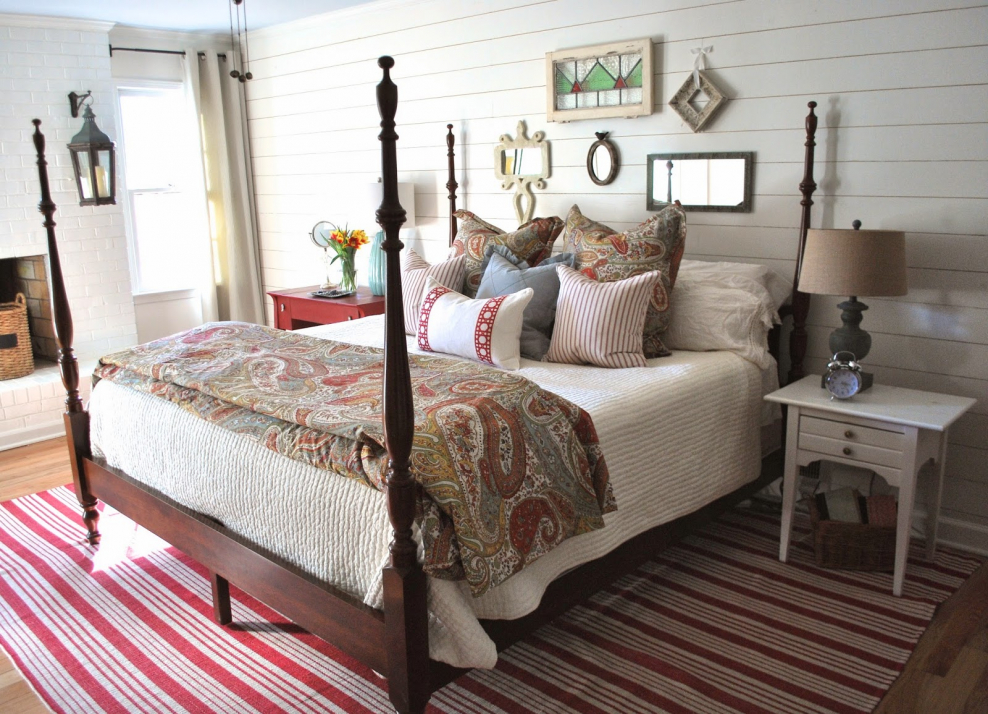 Спальня в винтажном стиле