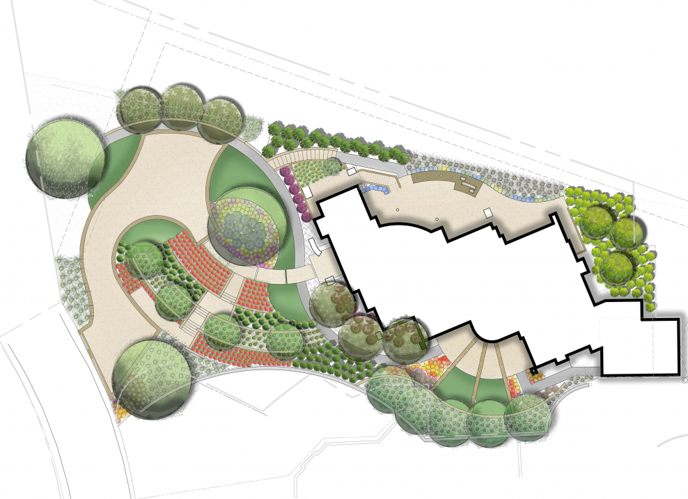 Зонирование участка жилого дома