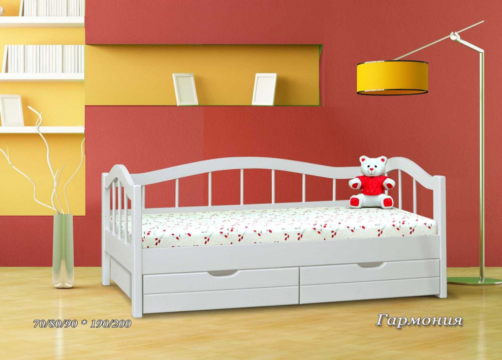 Альянс 21 век кровать Гармония белая