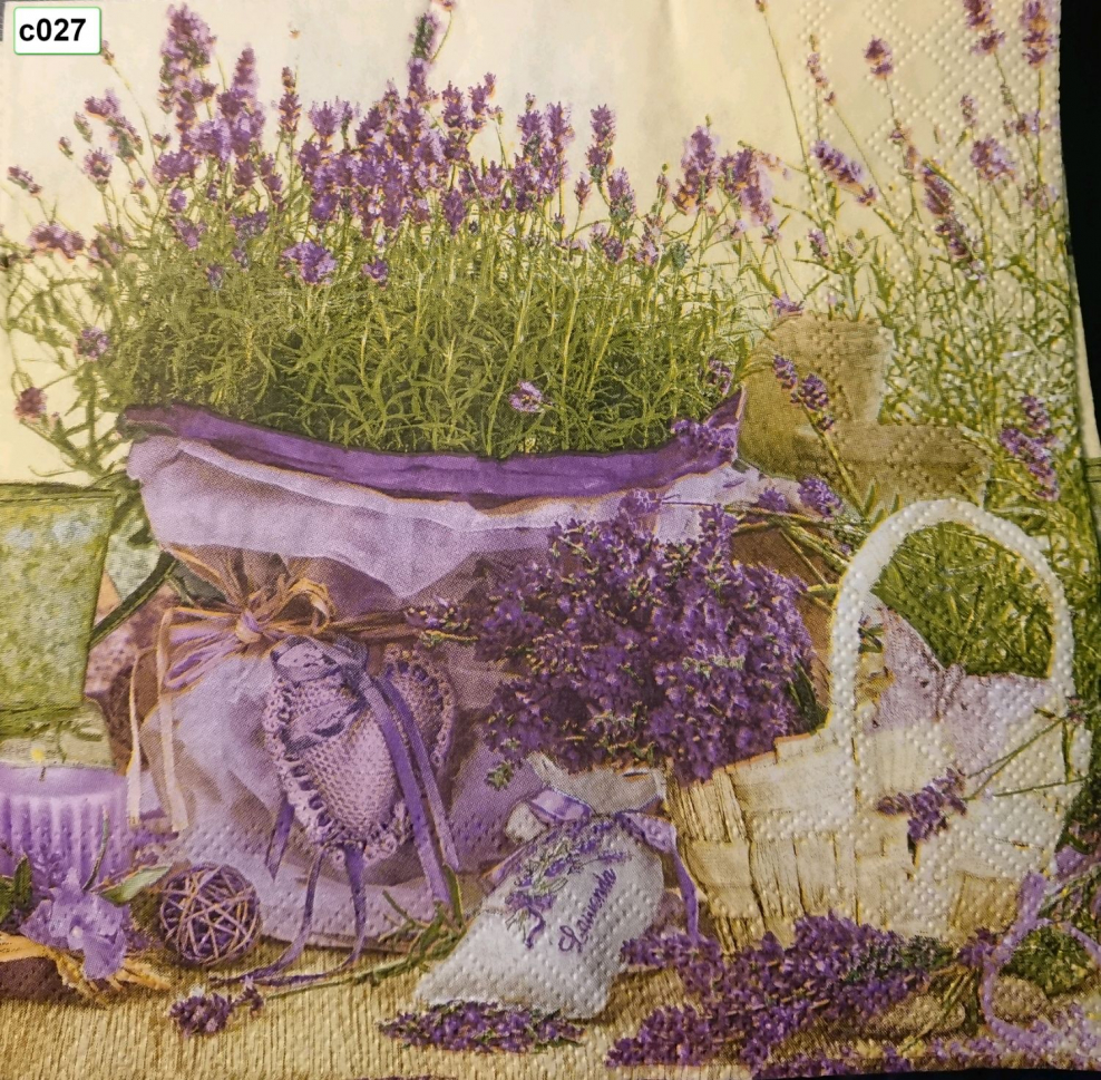 Салфетки для декупажа Лаванда-Прованс