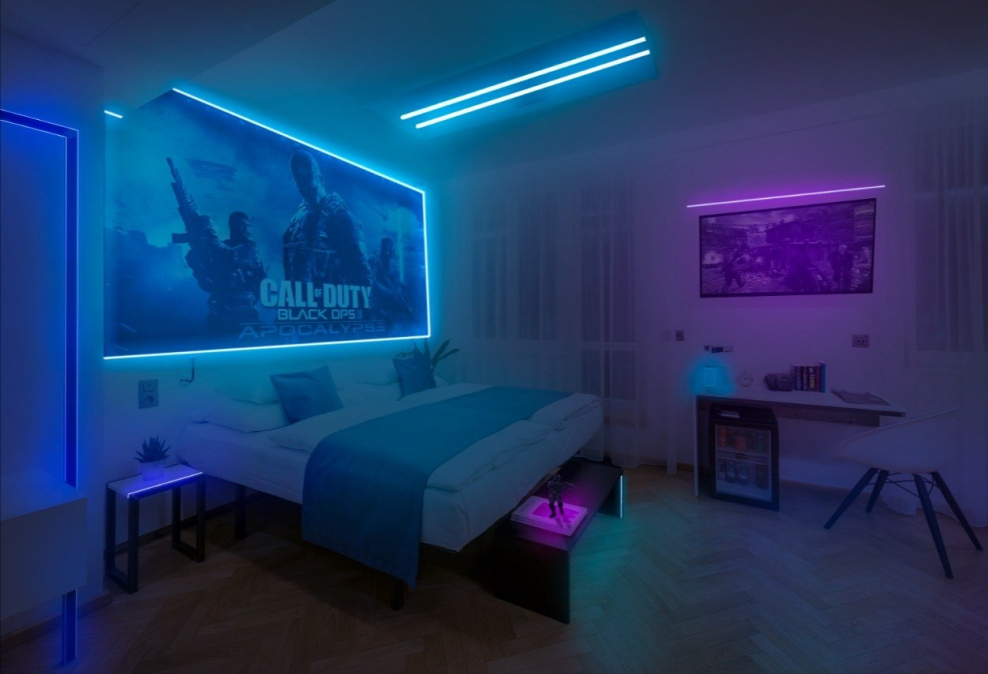 Неоновые комнаты для мальчика