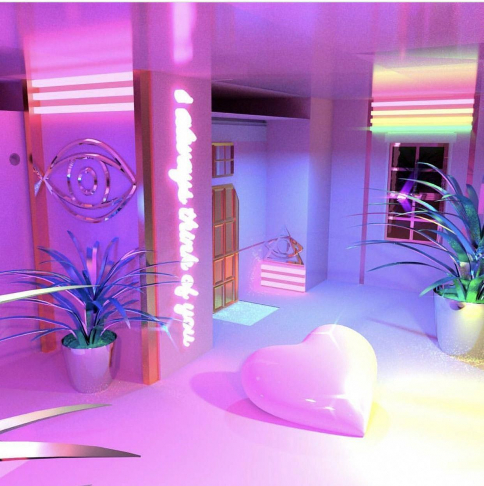 Неоновая комната