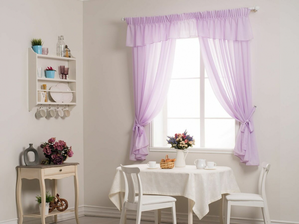 Кухня в лавандовом цвете