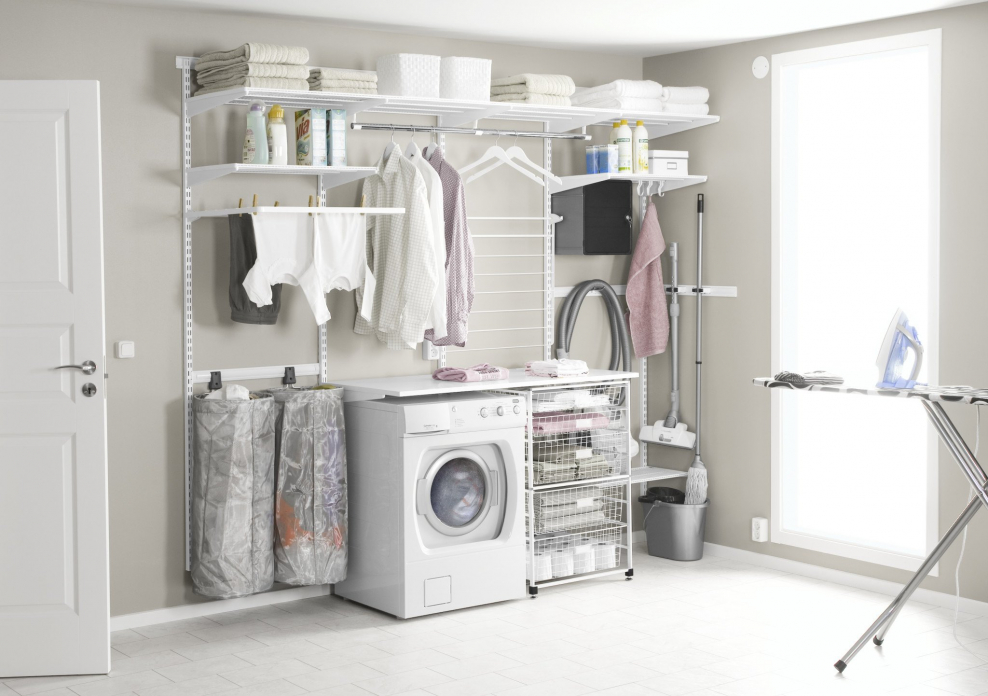 Кладовка постирочная икеа
