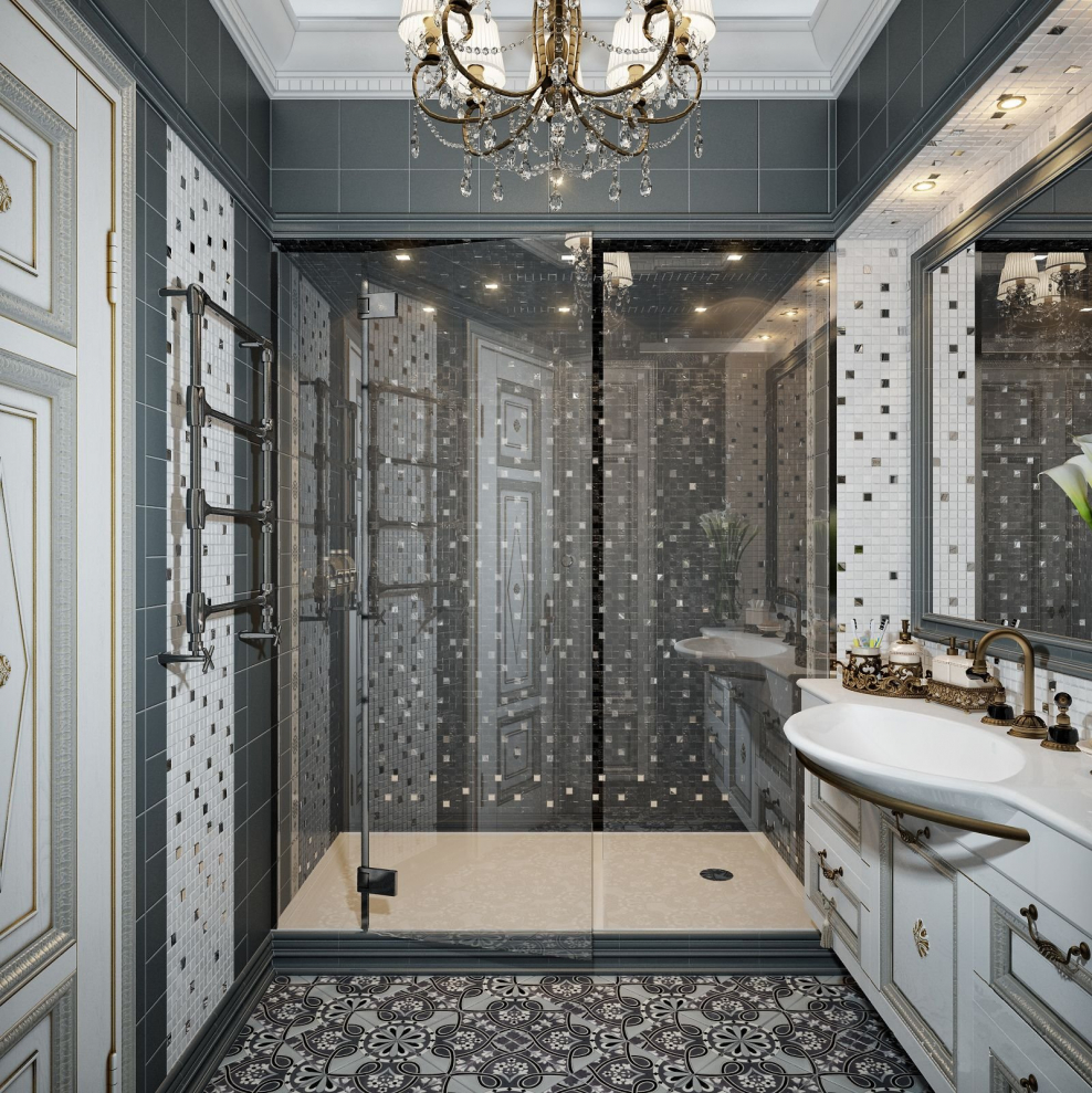 Ванная в стиле Неоклассика