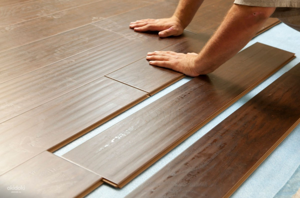 Укладка напольных покрытий