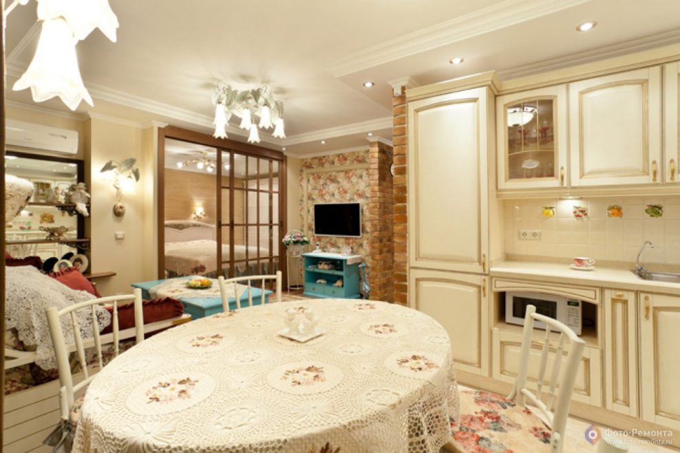 Кухня 5 кв м Прованс