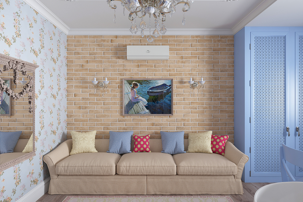 Маленькая студия в стиле Прованс