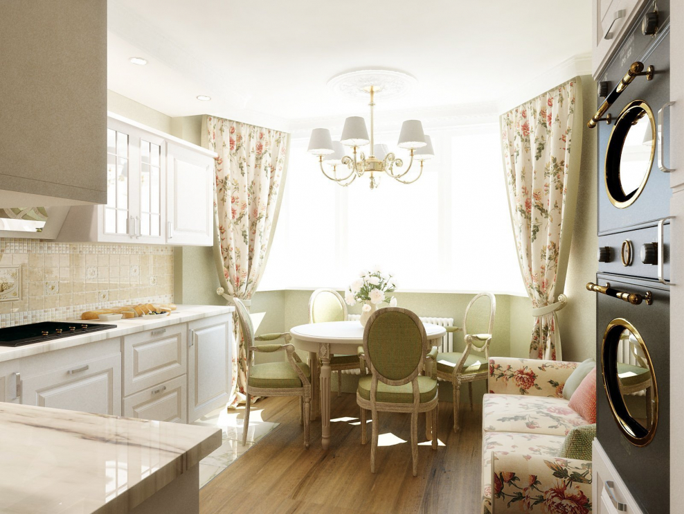 Кухни гостиные в стиле Прованс