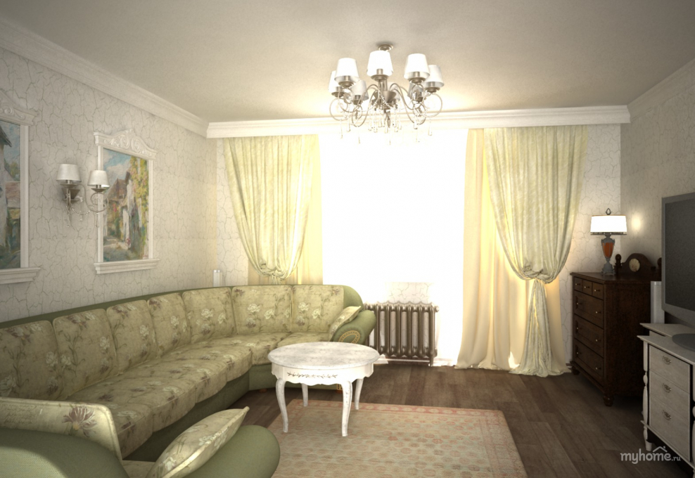 Квартира в стиле современный Прованс