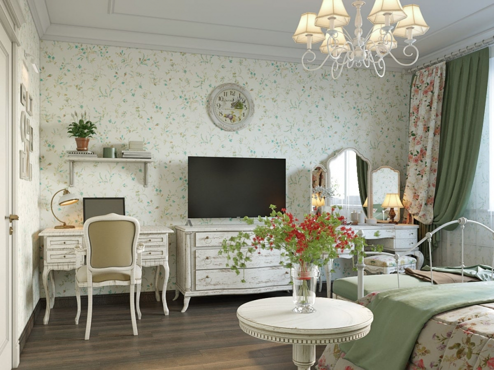 Квартира студия в стиле Прованс