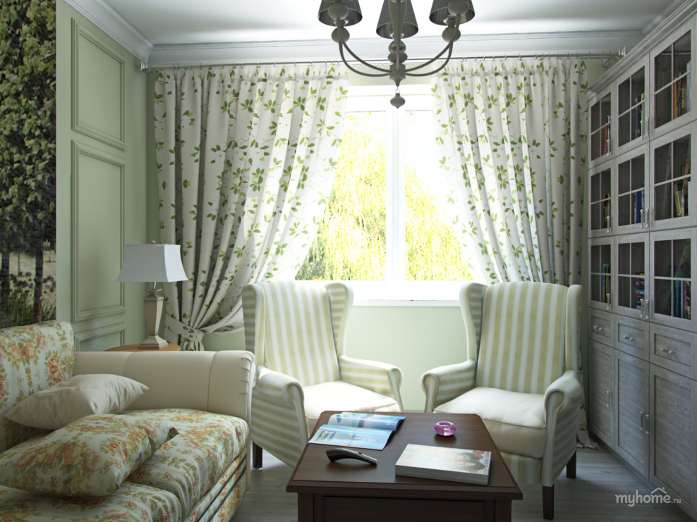 Прованс в двухкомнатной квартире