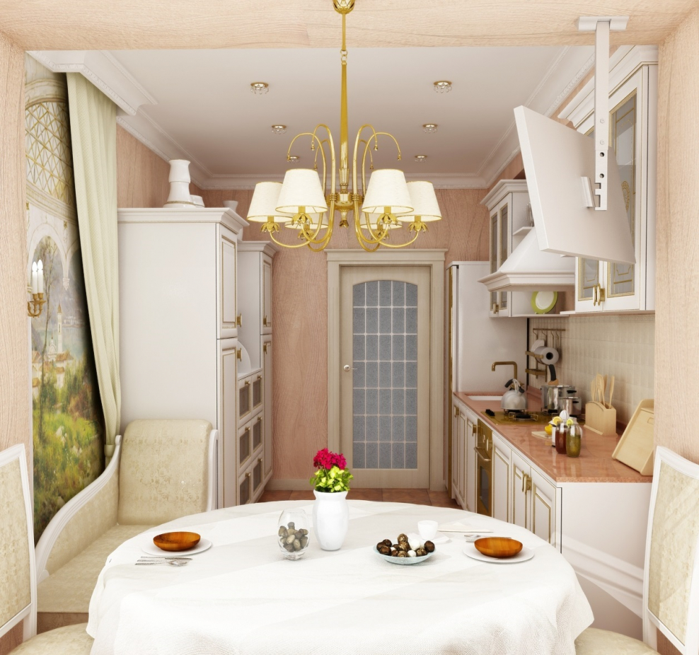 Ремонт в прованском стиле в трехкомнатной квартире