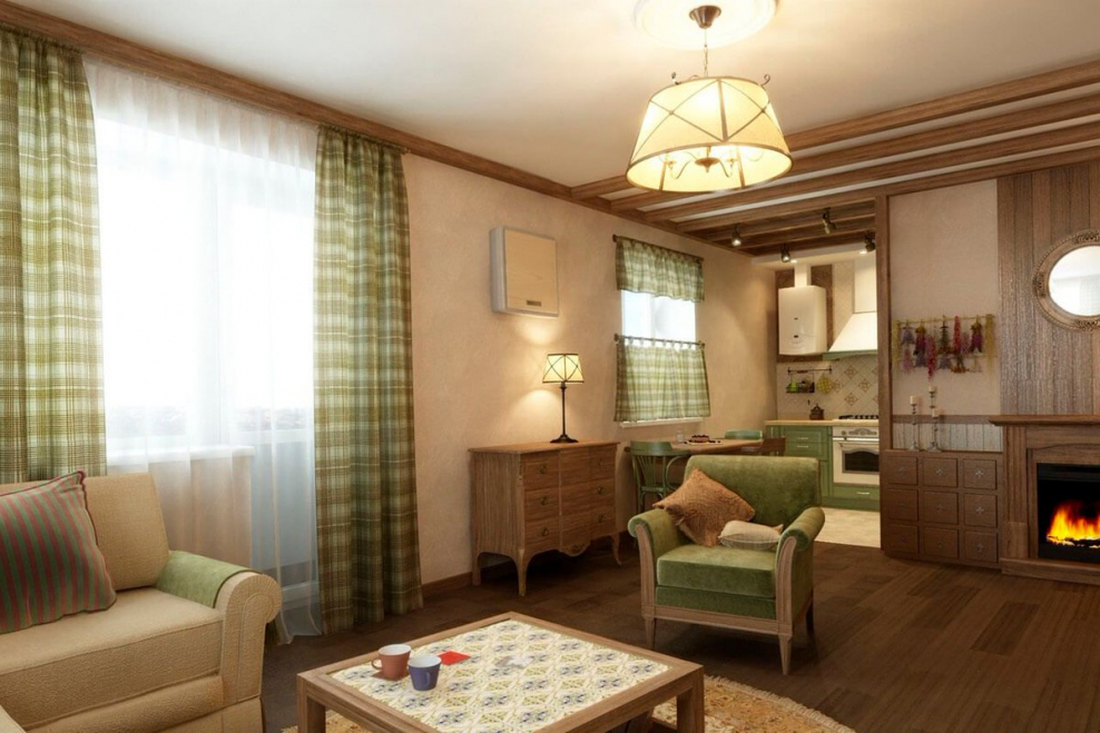 Гостиная в хрущевке современная классика