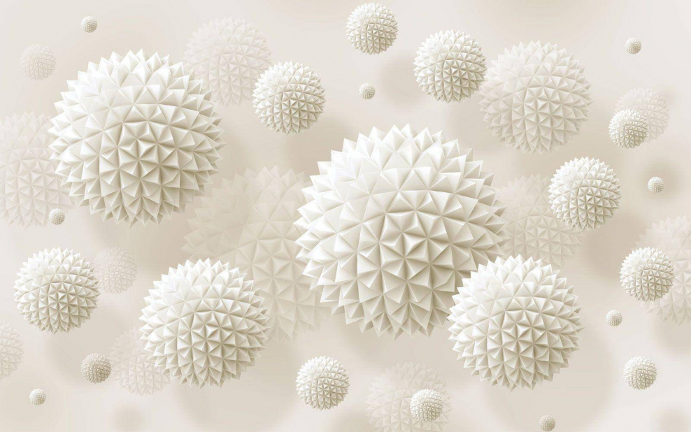 Фотообои колючие сферы