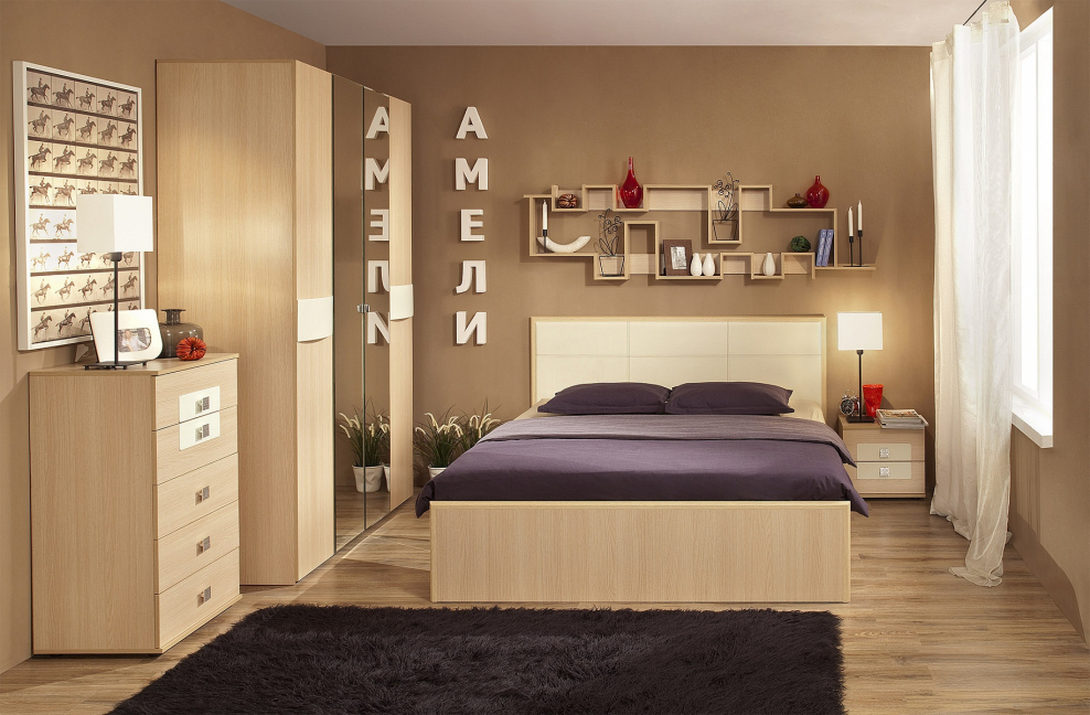 Спальня Амели Глазов
