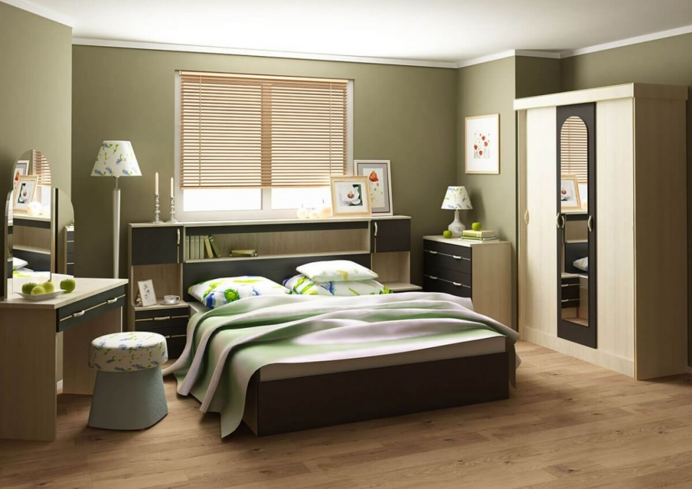 Спальный гарнитур Бася венге