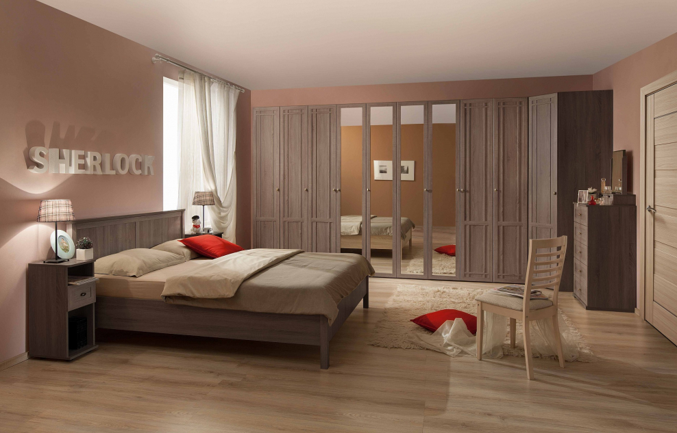 Спальный гарнитур Sherlock ясень Анкор