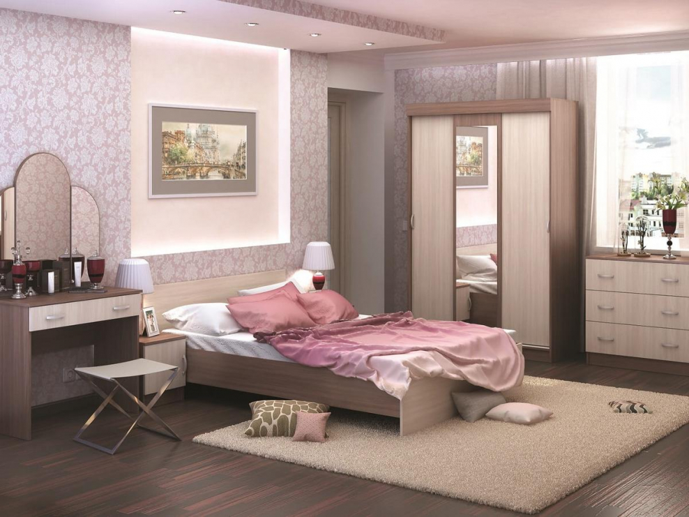 Модульная спальня Бася Стендмебель