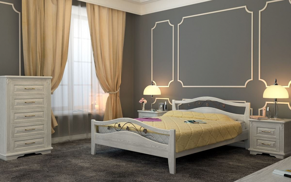 Дримлайн кровать Верона ясень