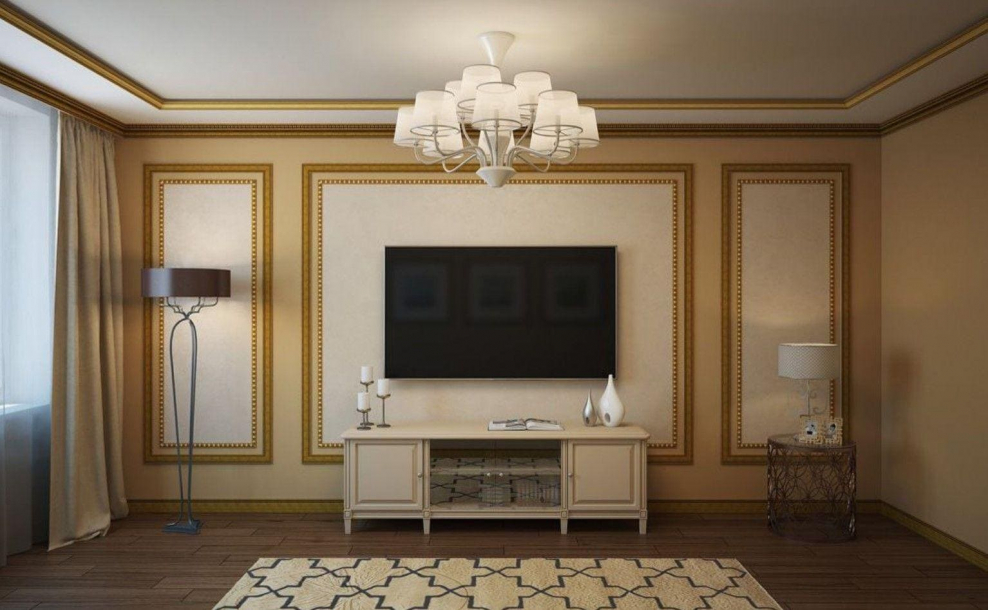 Интерьерный багет "Ионики" молдинг 20 патина Cosca