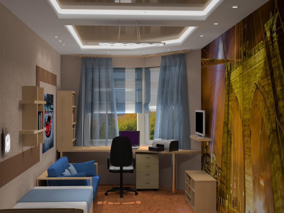 Интерьер для школьника мальчика