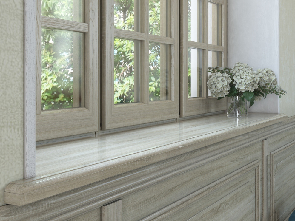 Окно с подоконником