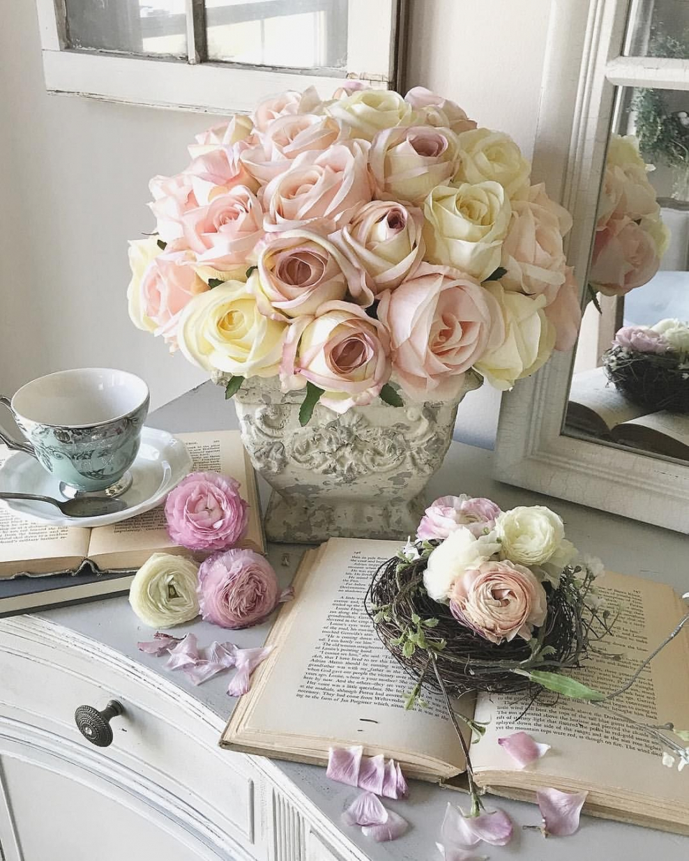 Shabby Chic цветы