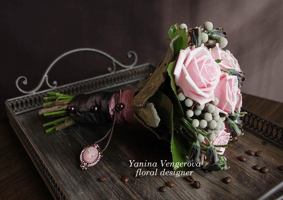 Мыльный букет в винтажном стиле