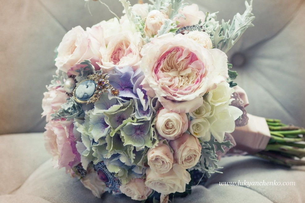 Букет невесты шебби Шик