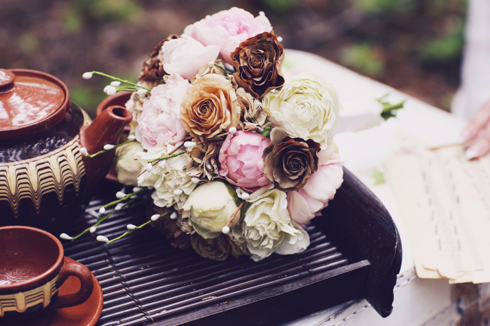 Евгения Волосова букеты в стиле Винтаж