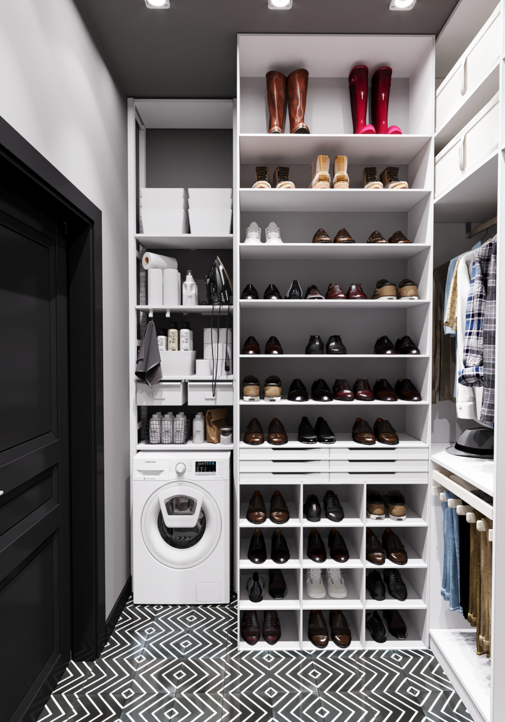 Гардеробная комната 6м2 икеа